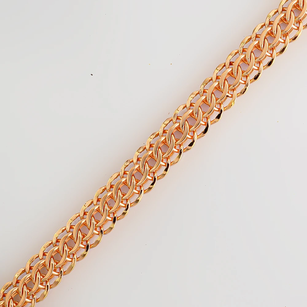 Браслет из красного золота 585 пробы