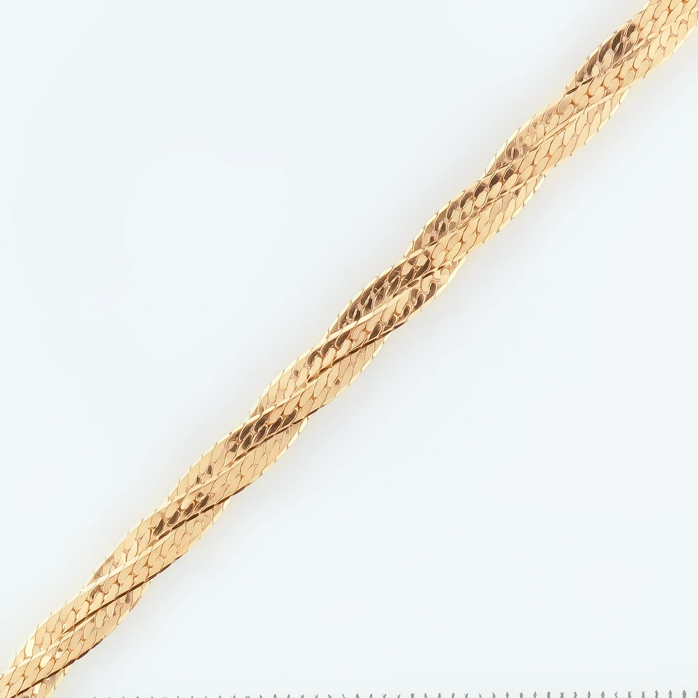 Браслет из красного золота 585 пробы