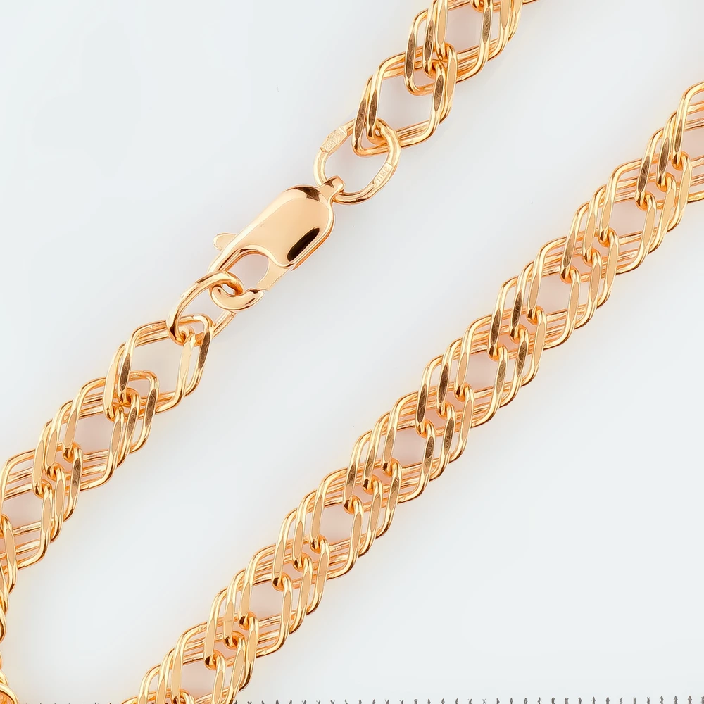 Браслет из красного золота 585 пробы