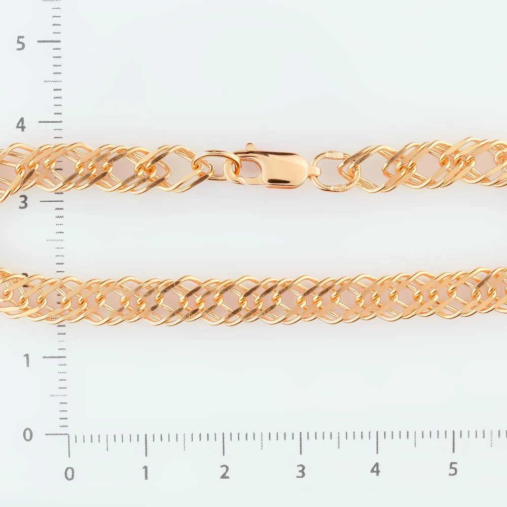 Браслет из красного золота 585 пробы