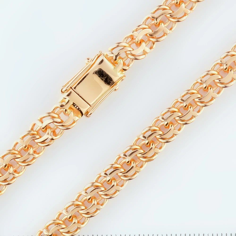 Браслет из красного золота 585 пробы