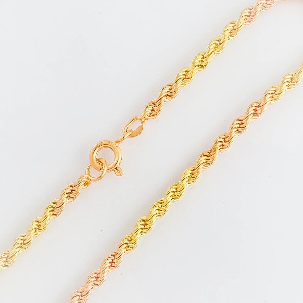 Браслет из красного золота 585 пробы