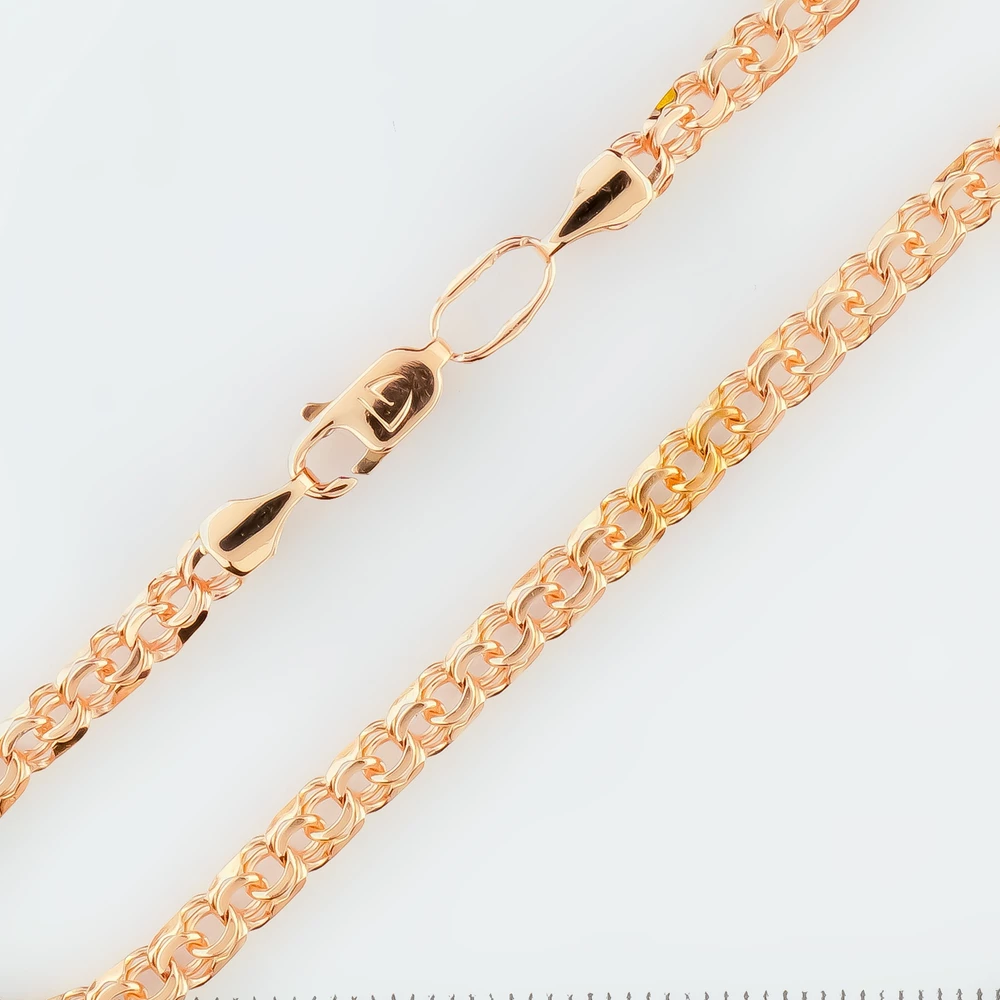 Браслет из красного золота 585 пробы