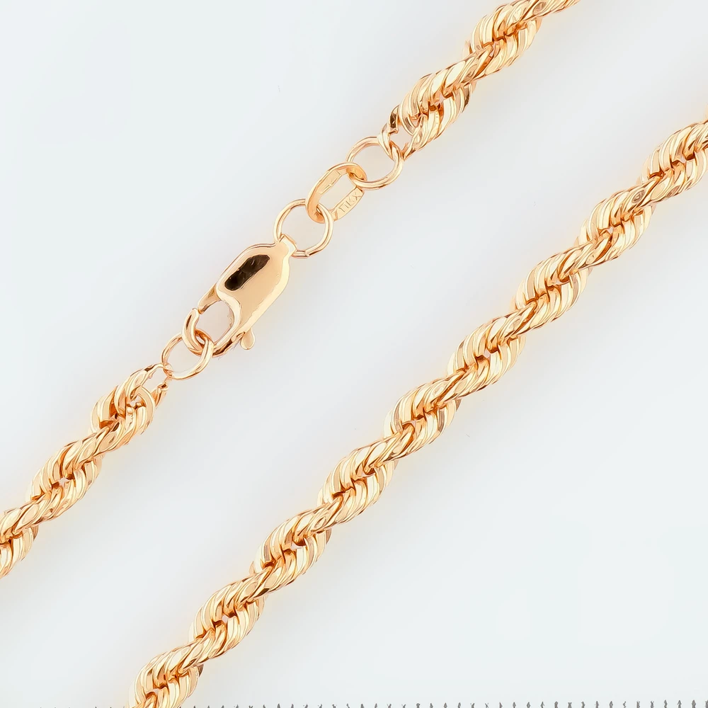 Браслет из красного золота 585 пробы