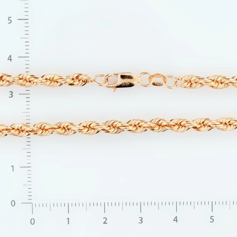 Браслет из красного золота 585 пробы