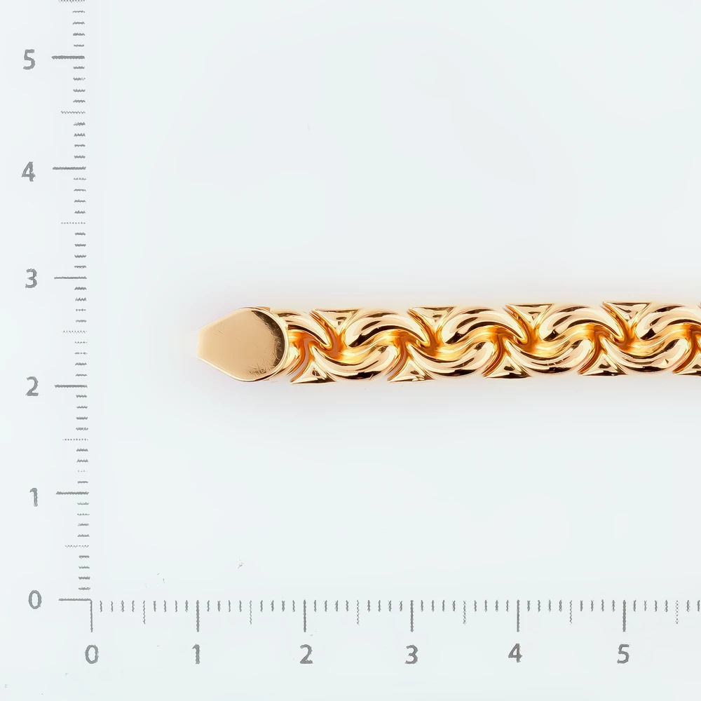 Браслет из красного золота 585 пробы