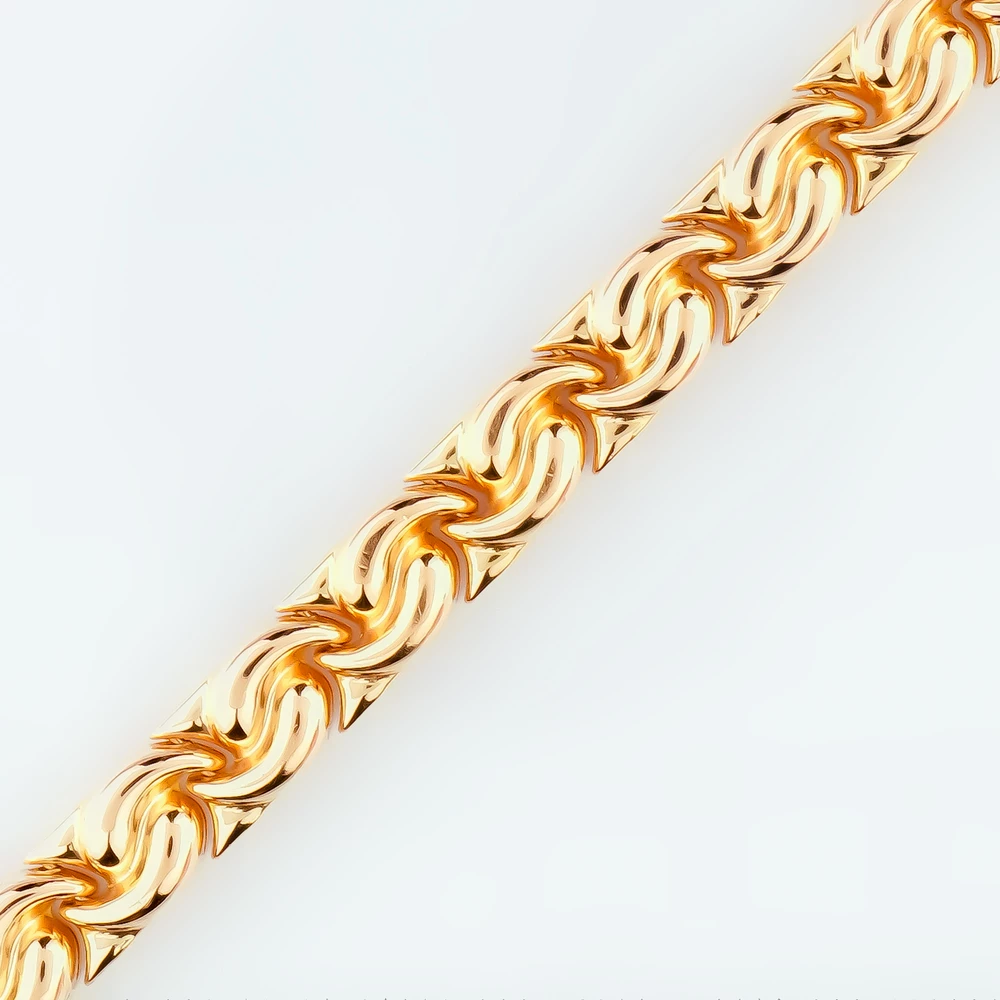 Браслет из красного золота 585 пробы