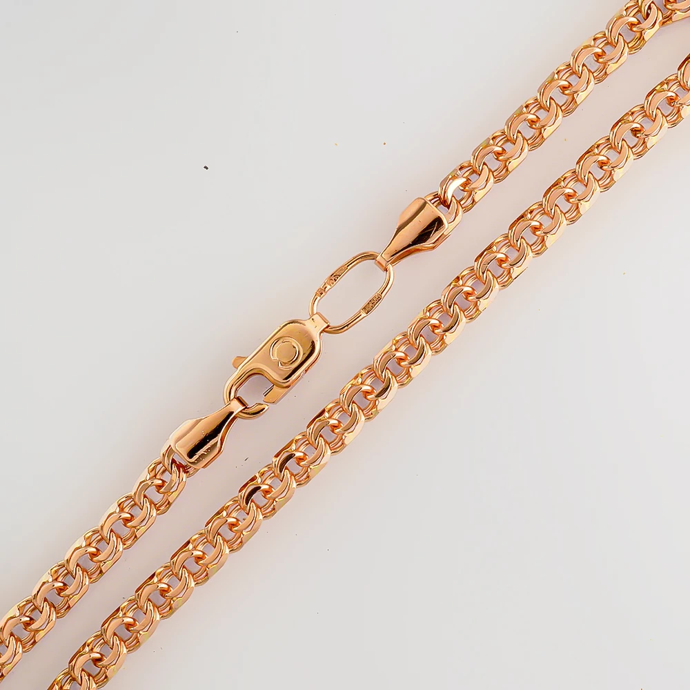 Браслет из красного золота 585 пробы