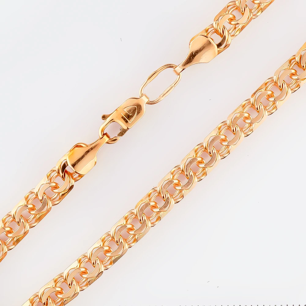 Браслет из красного золота 585 пробы