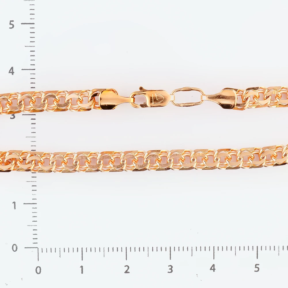 Браслет из красного золота 585 пробы