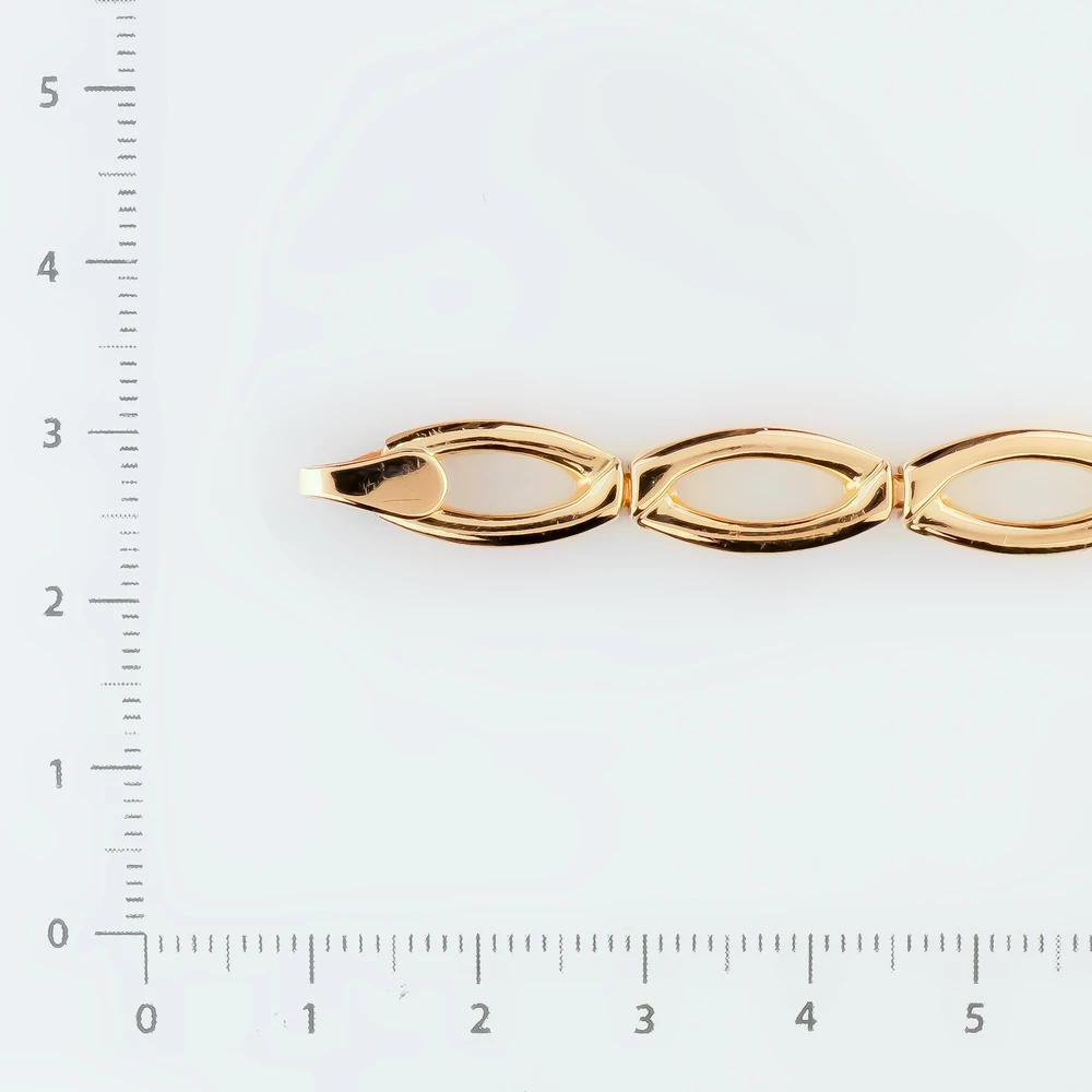 Браслет из красного золота 585 пробы