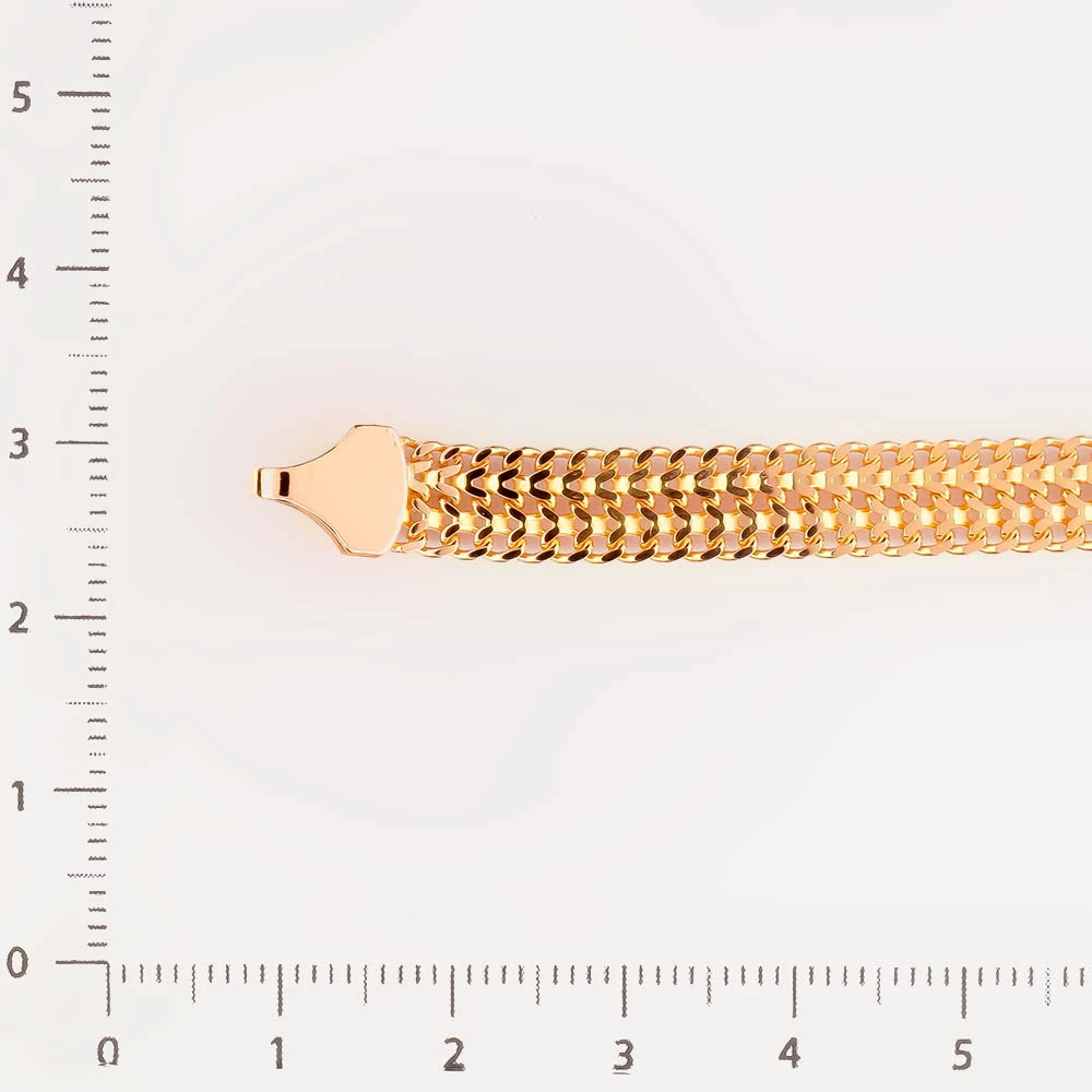 Браслет из красного золота 585 пробы