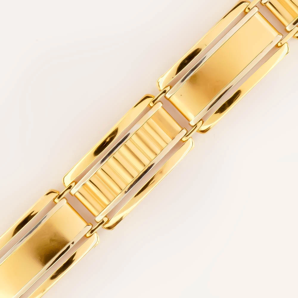 Браслет из желтого золота 750 пробы