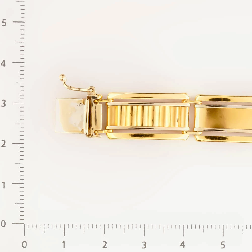 Браслет из желтого золота 750 пробы