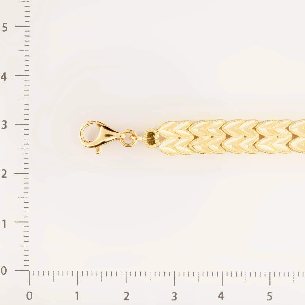 Браслет из желтого золота 585 пробы