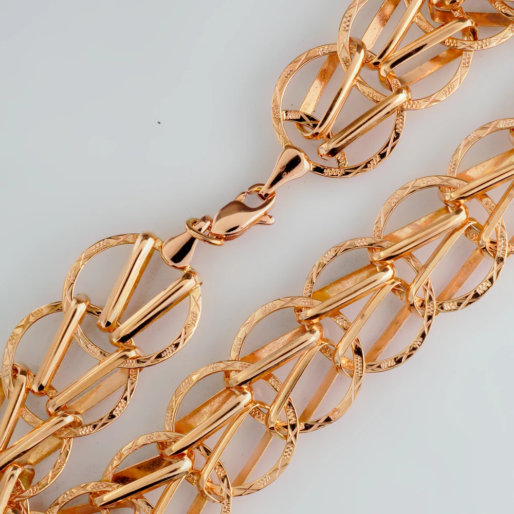 Браслет из красного золота 585 пробы