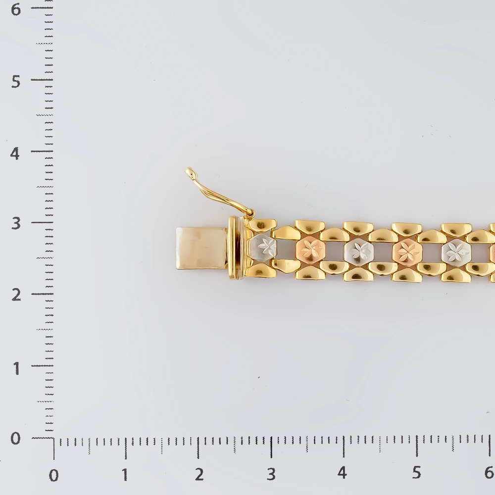 Браслет из желтого золота 585 пробы