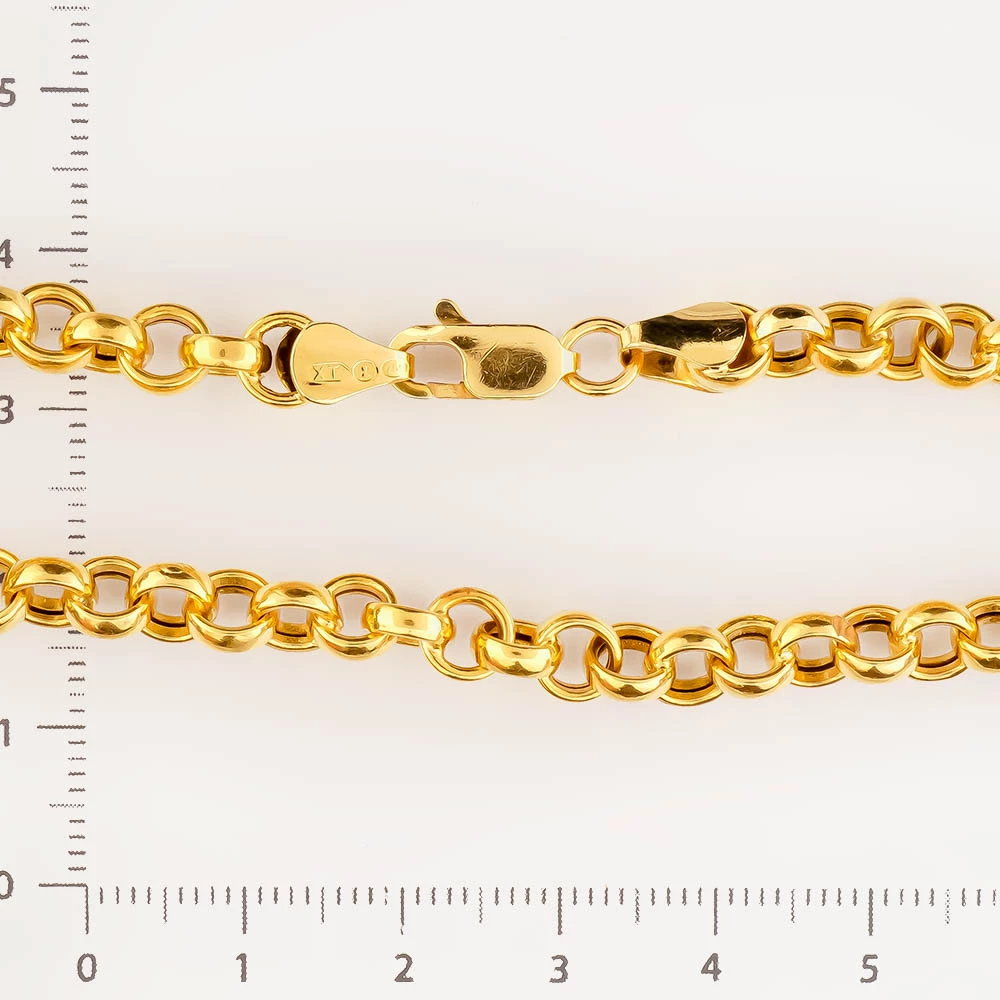 Браслет из желтого золота 750 пробы