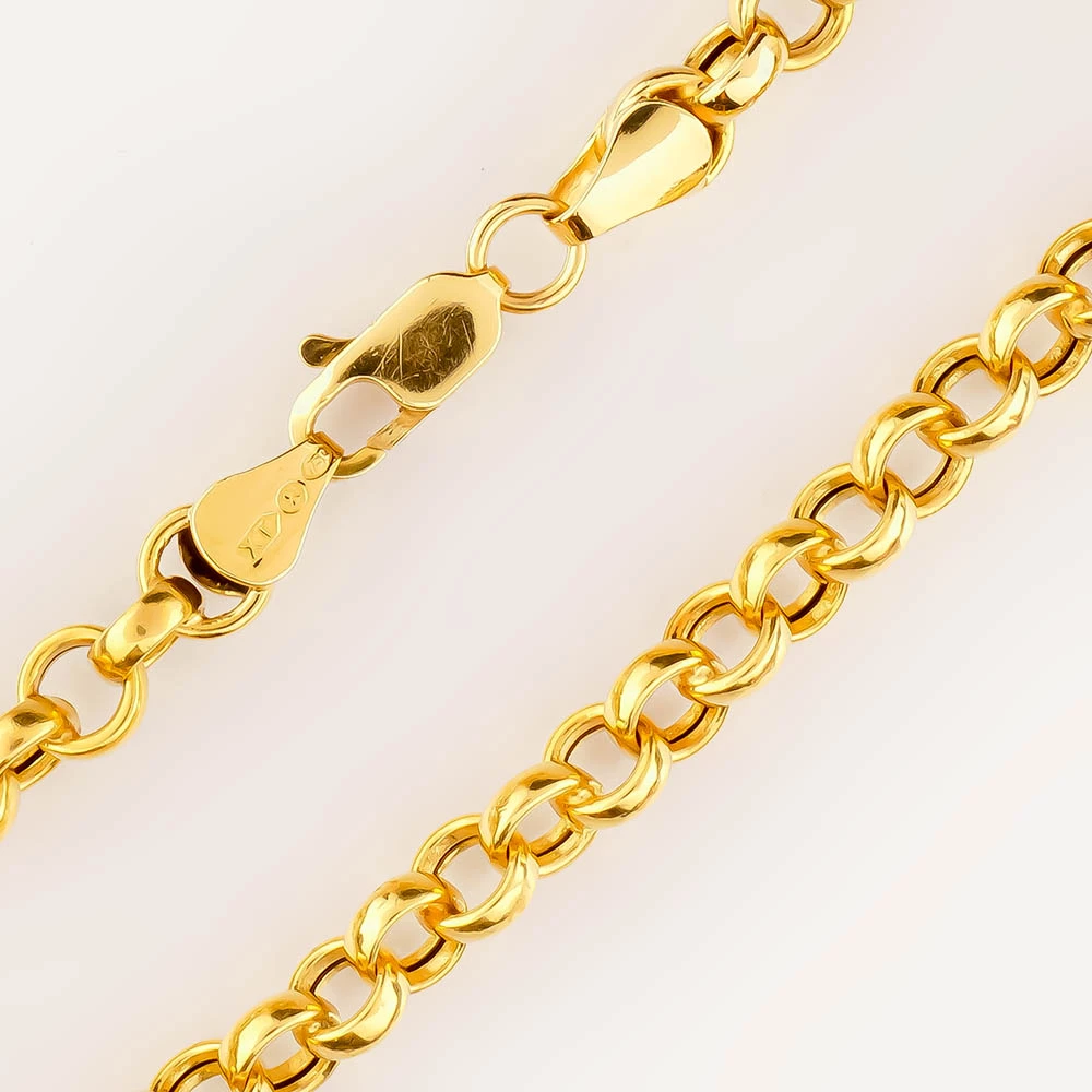 Браслет из желтого золота 750 пробы