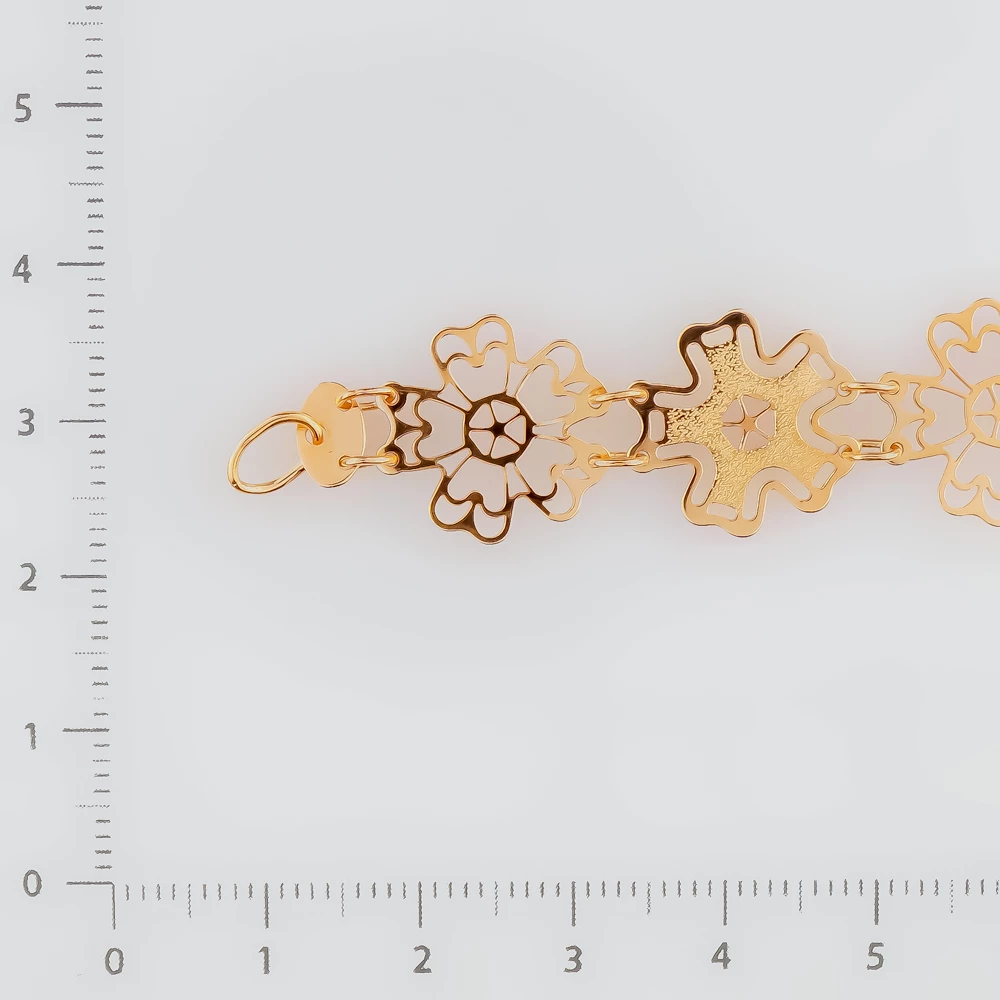 Браслет из красного золота 585 пробы