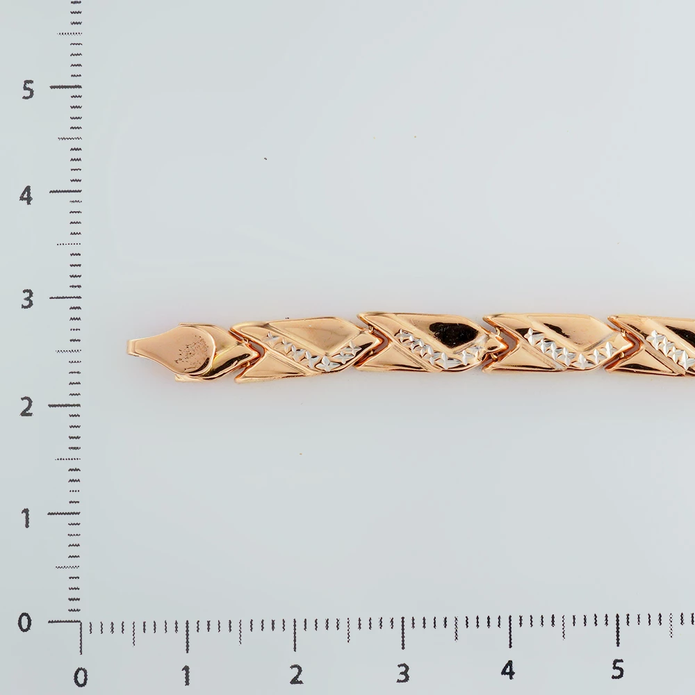 Браслет из красного золота 585 пробы