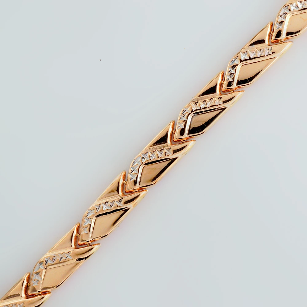 Браслет из красного золота 585 пробы