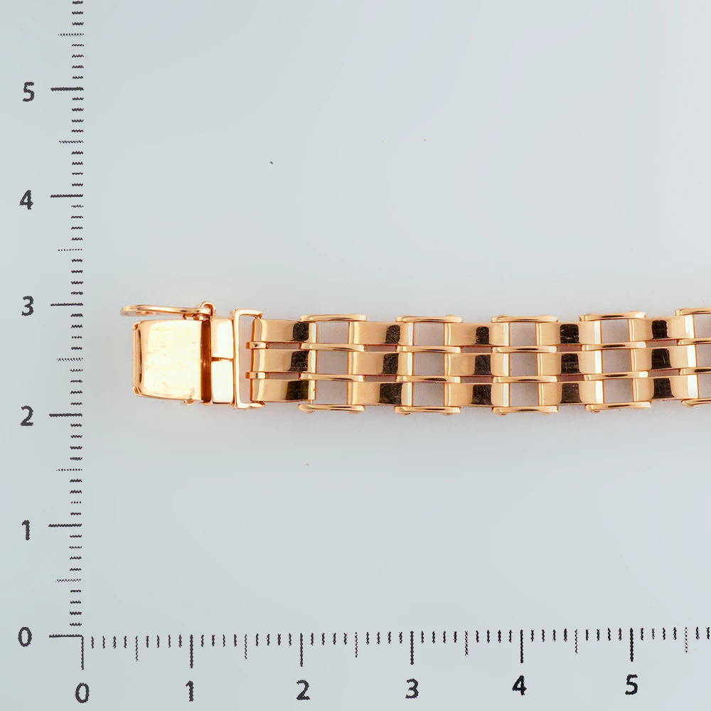 Браслет из красного золота 585 пробы