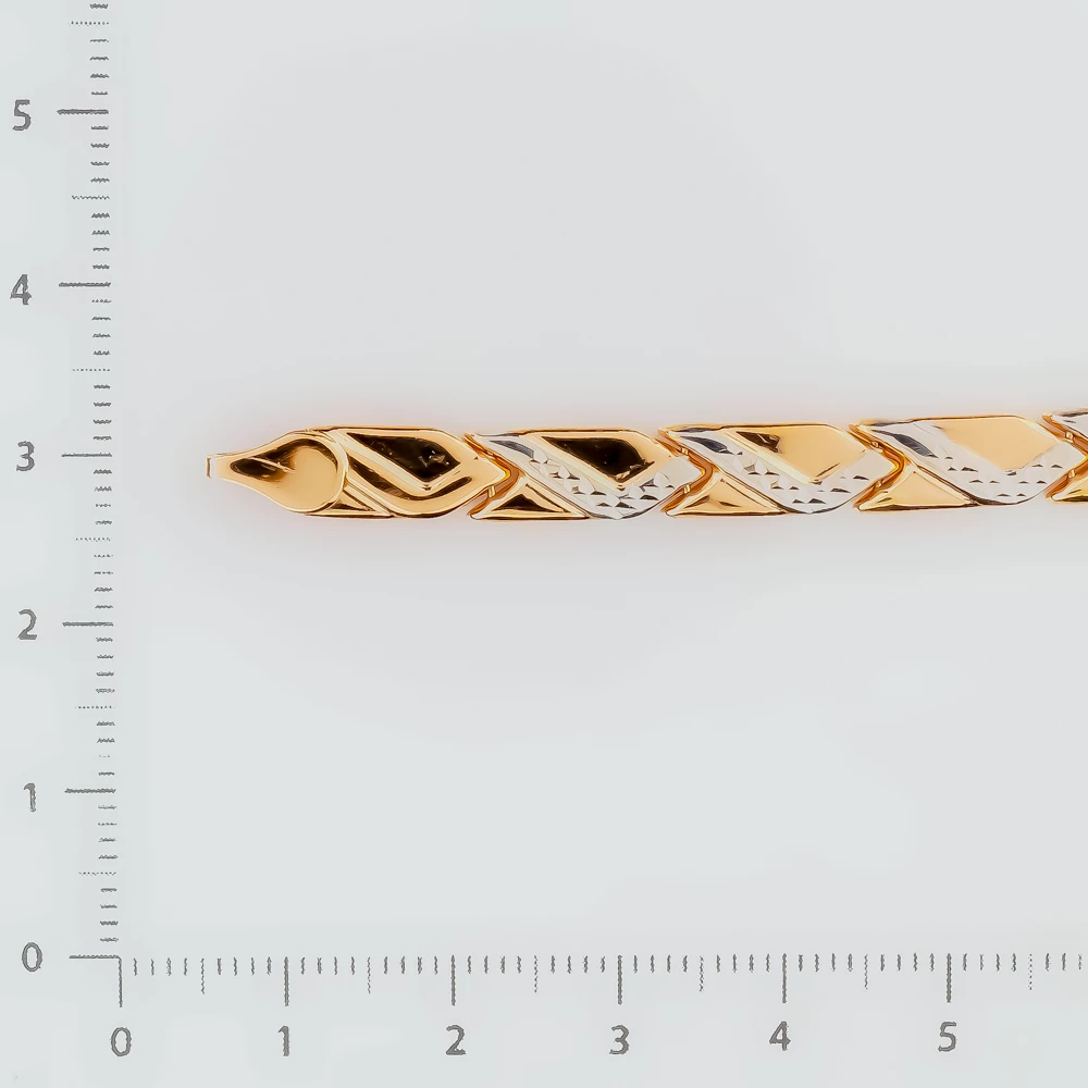 Браслет из красного золота 585 пробы