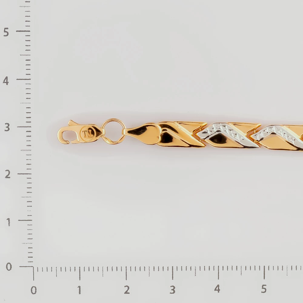 Браслет из красного золота 585 пробы