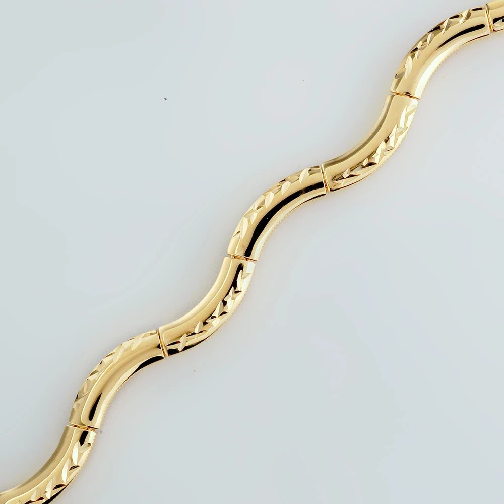 Браслет из желтого золота 585 пробы