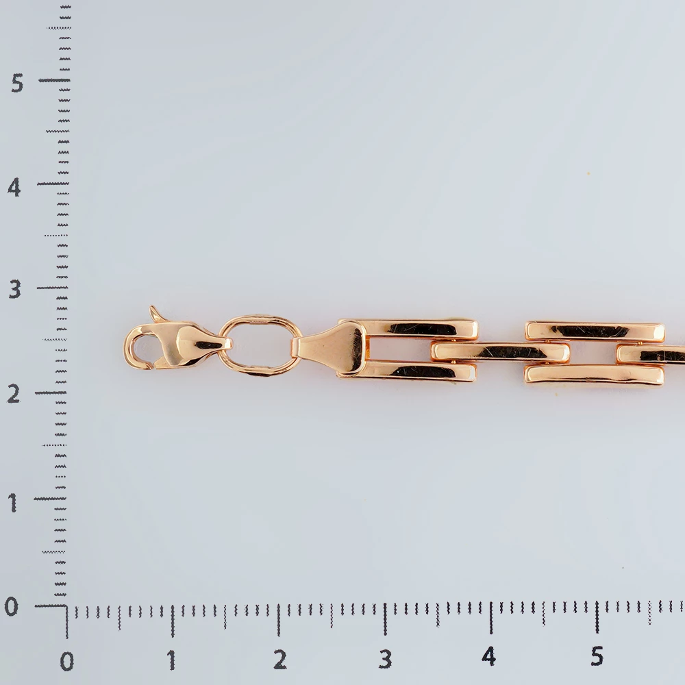 Браслет из красного золота 585 пробы