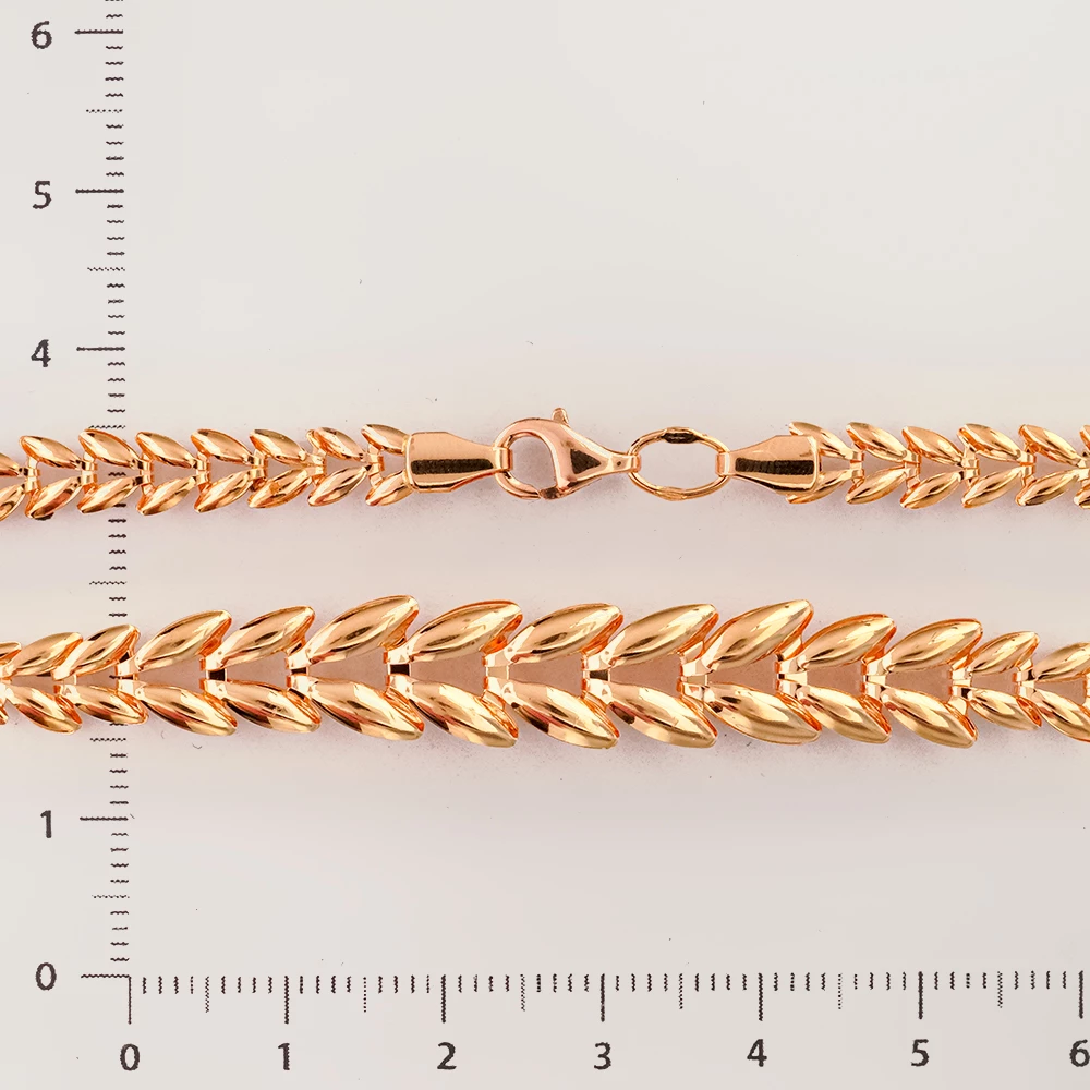 Браслет из красного золота 585 пробы