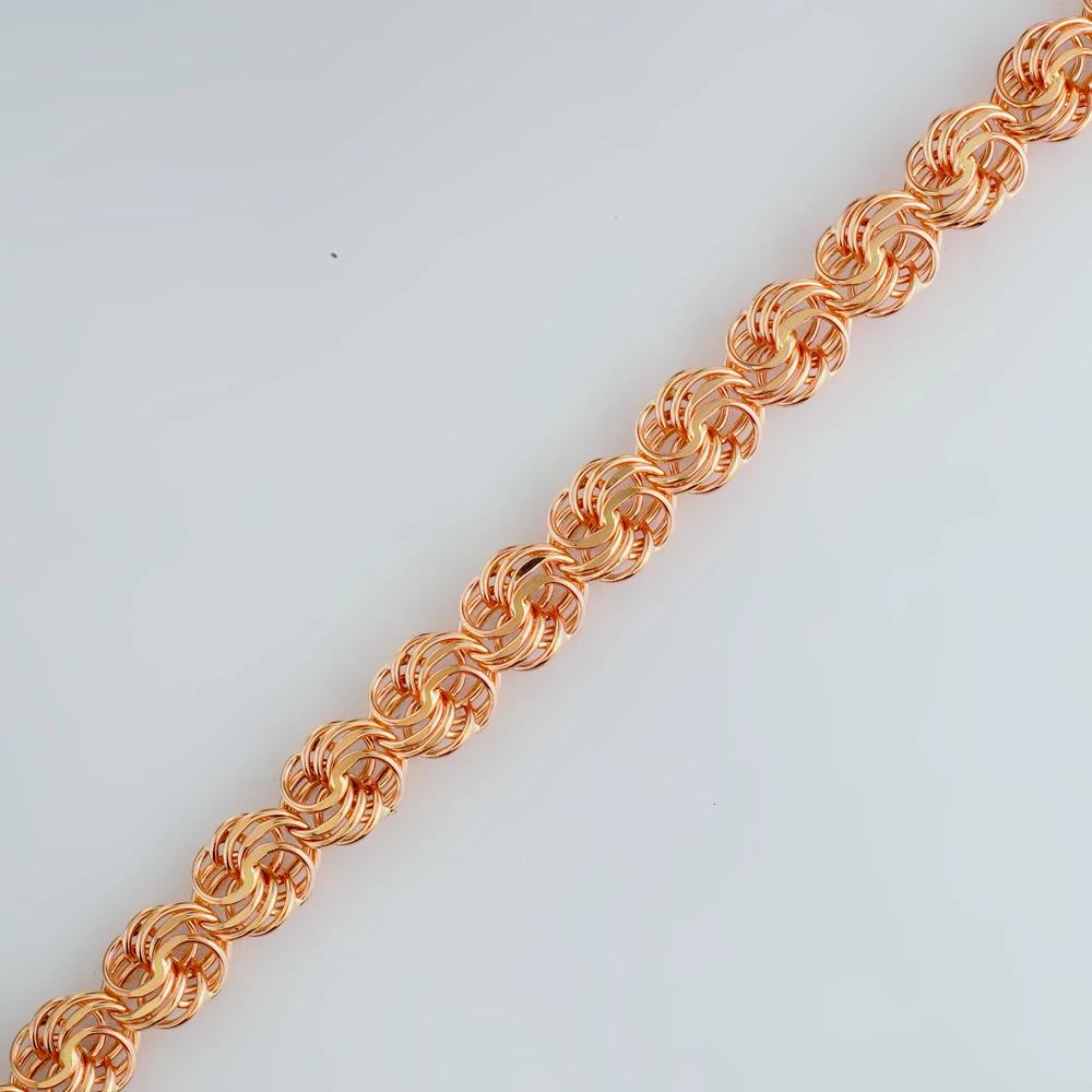 Браслет из красного золота 585 пробы