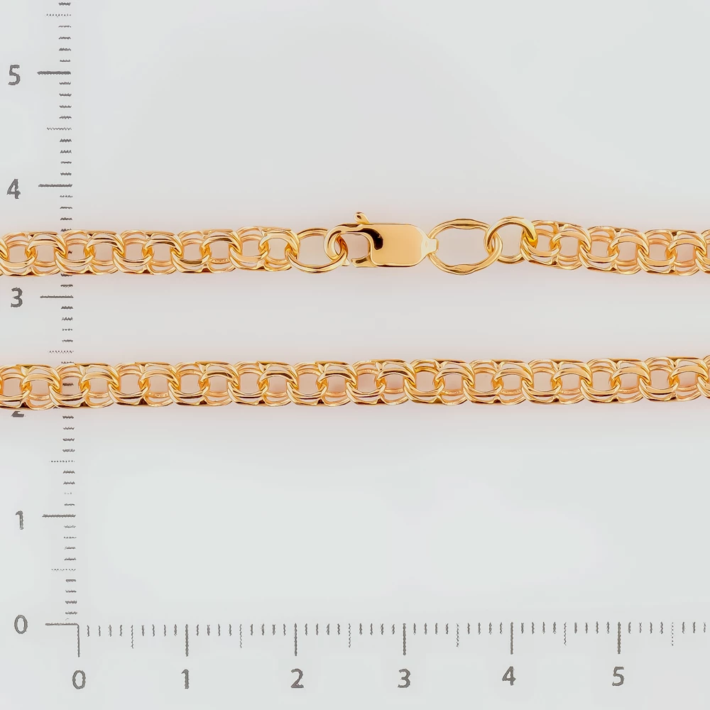 Браслет из красного золота 585 пробы