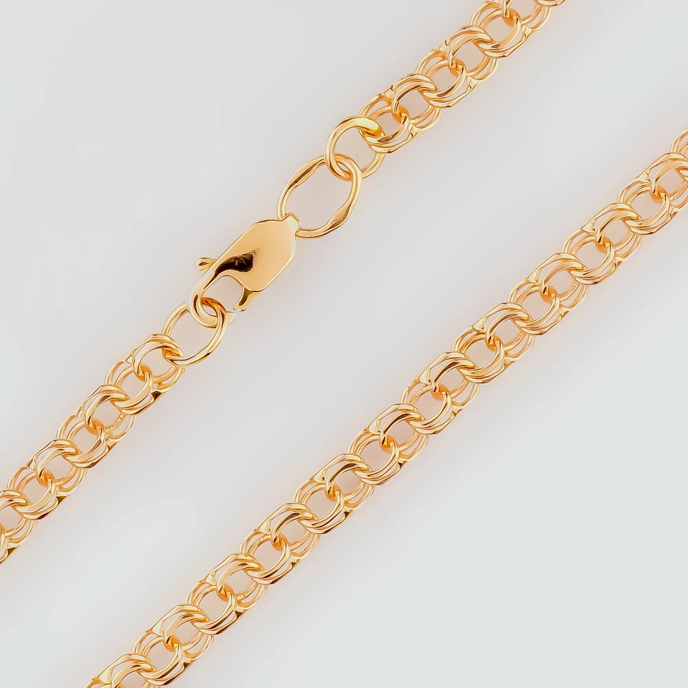 Браслет из красного золота 585 пробы