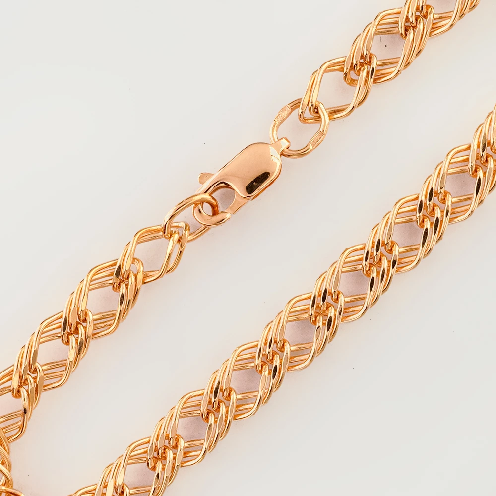 Браслет из красного золота 585 пробы