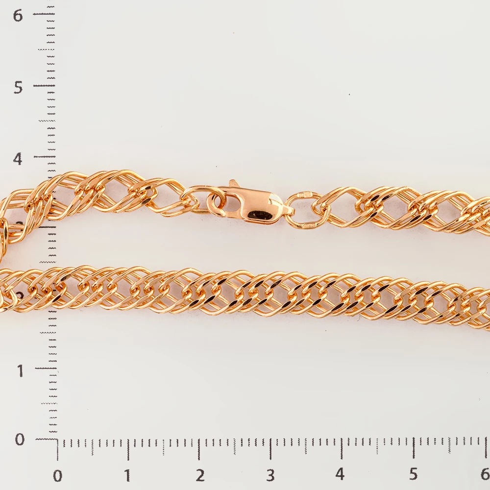 Браслет из красного золота 585 пробы