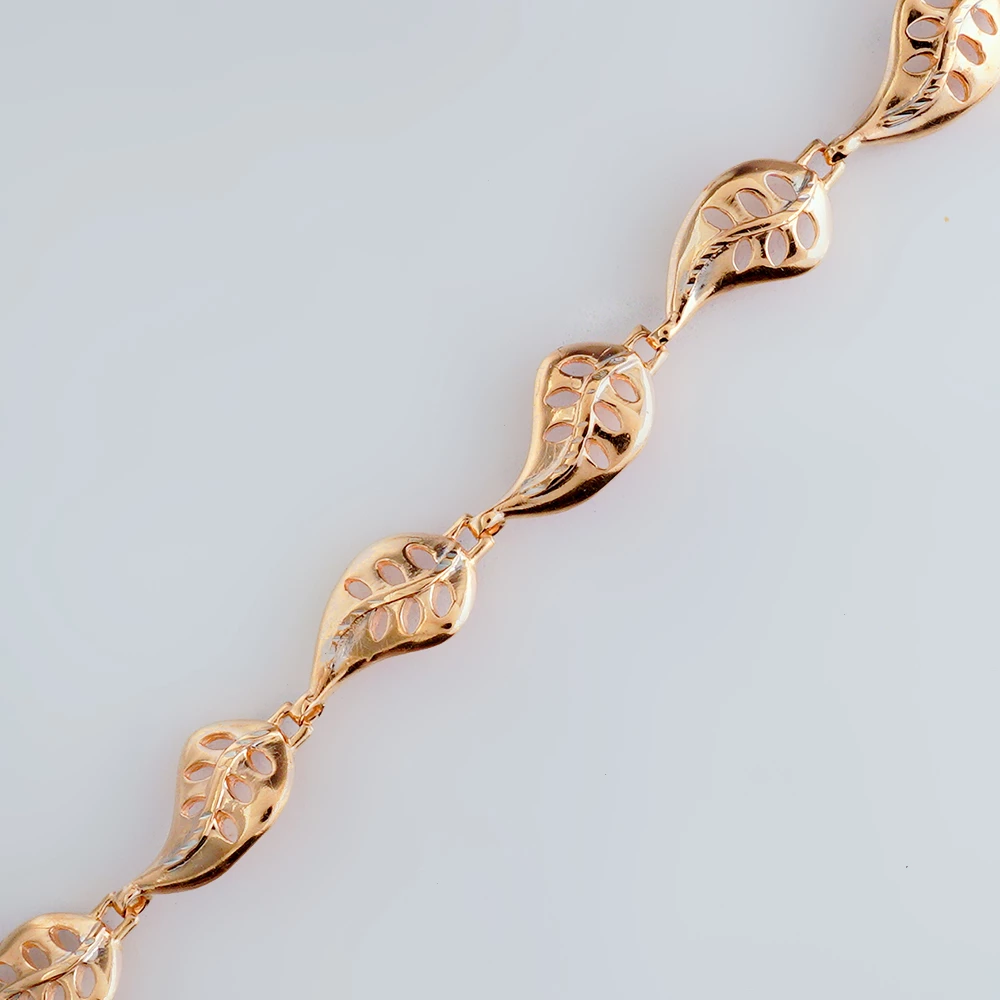 Браслет из красного золота 585 пробы