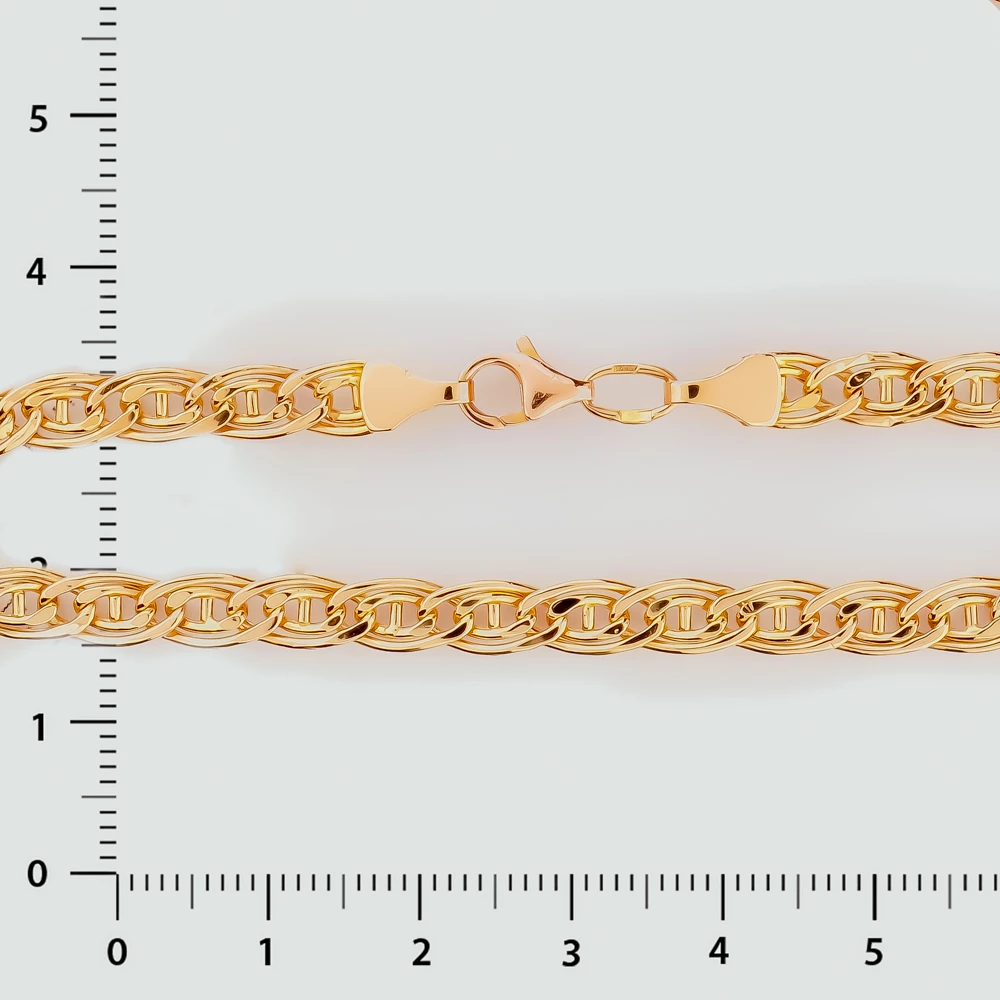 Браслет из красного золота 585 пробы