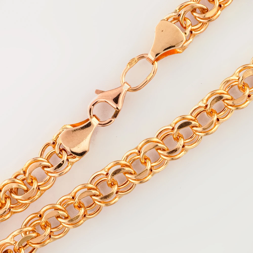 Браслет из красного золота 585 пробы