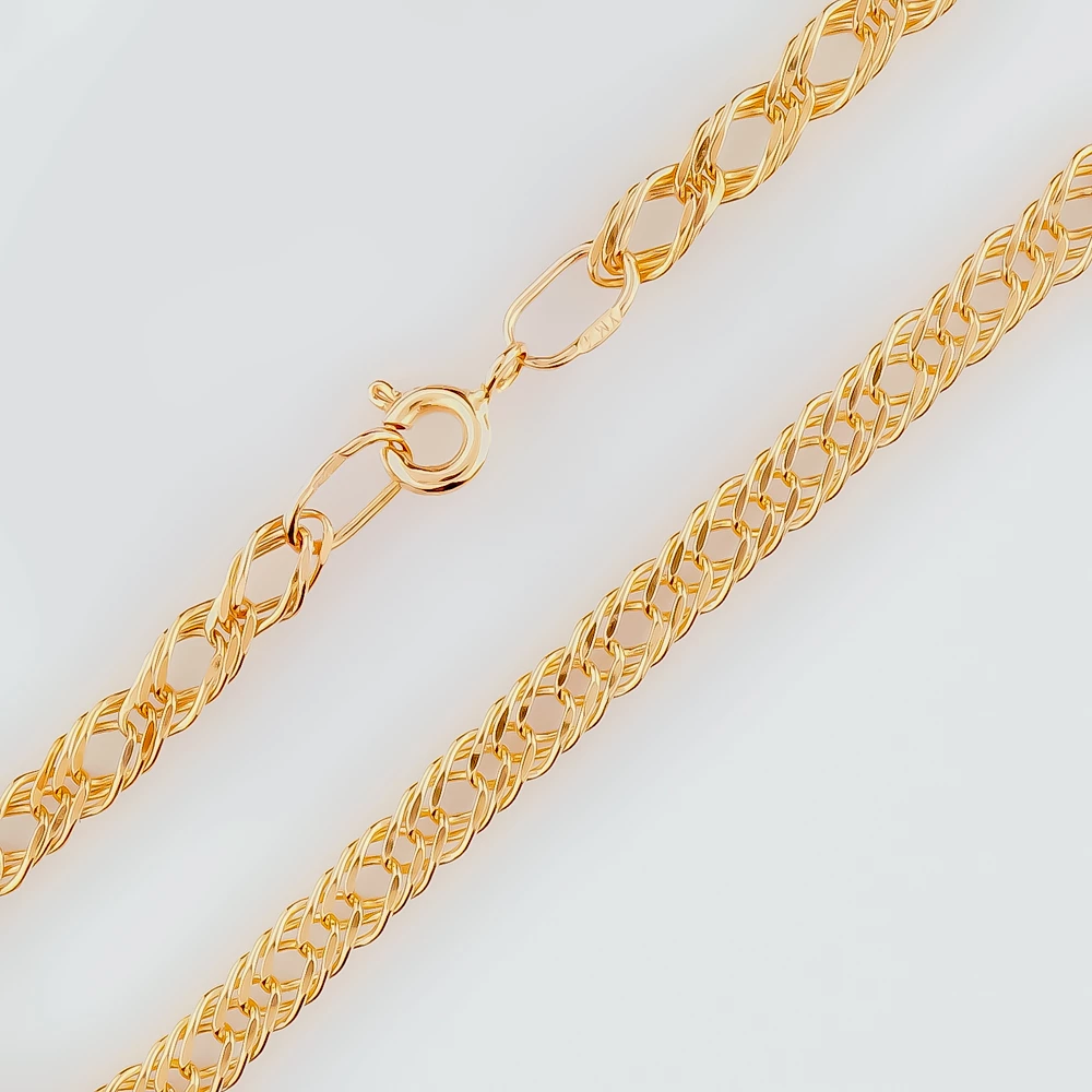 Браслет из красного золота 585 пробы