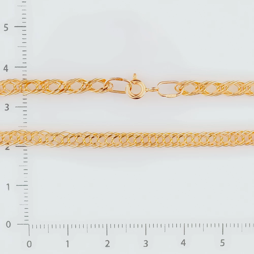 Браслет из красного золота 585 пробы