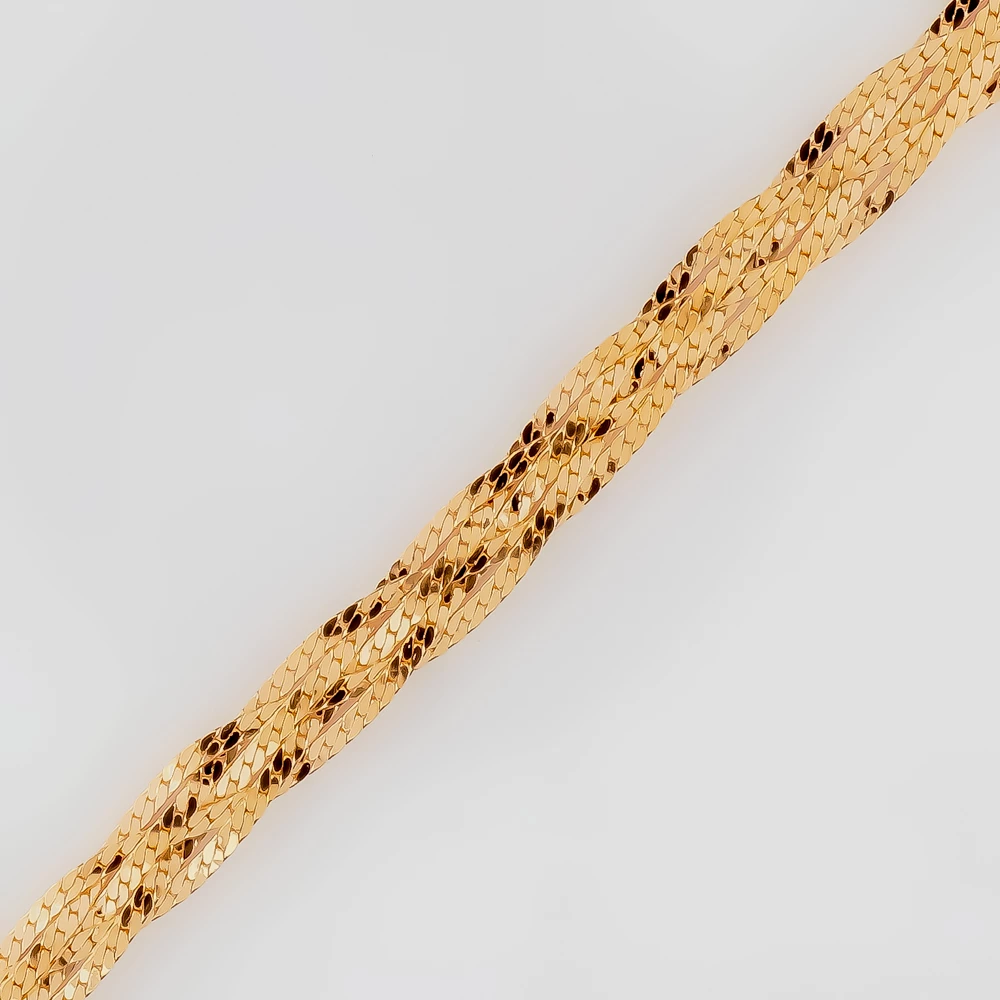 Браслет из красного золота 585 пробы