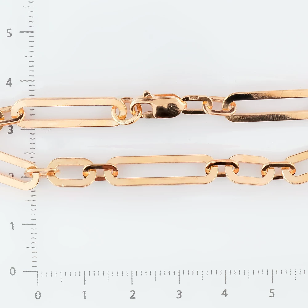 Браслет из красного золота 585 пробы