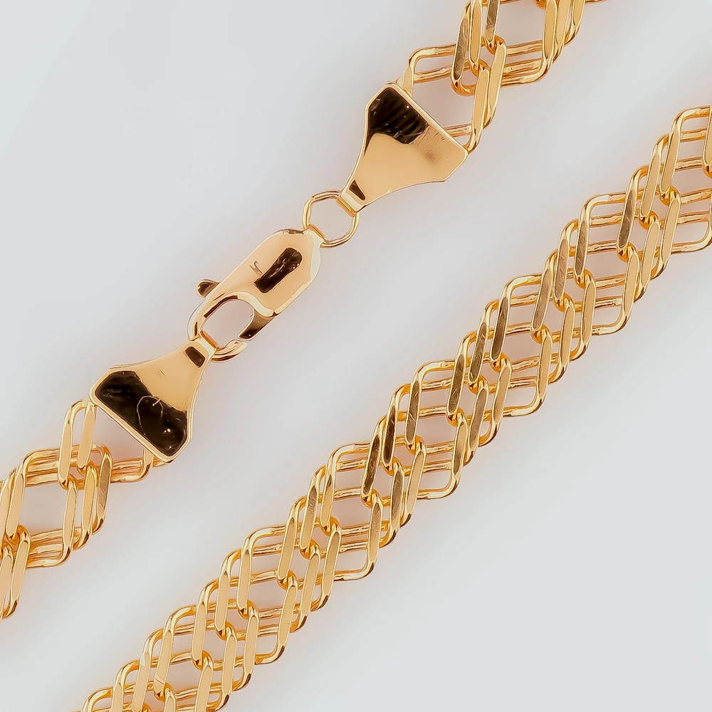 Браслет из красного золота 585 пробы