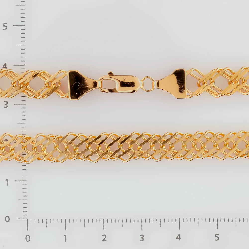 Браслет из красного золота 585 пробы