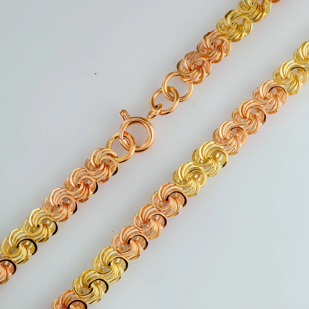 Браслет из красного золота 585 пробы