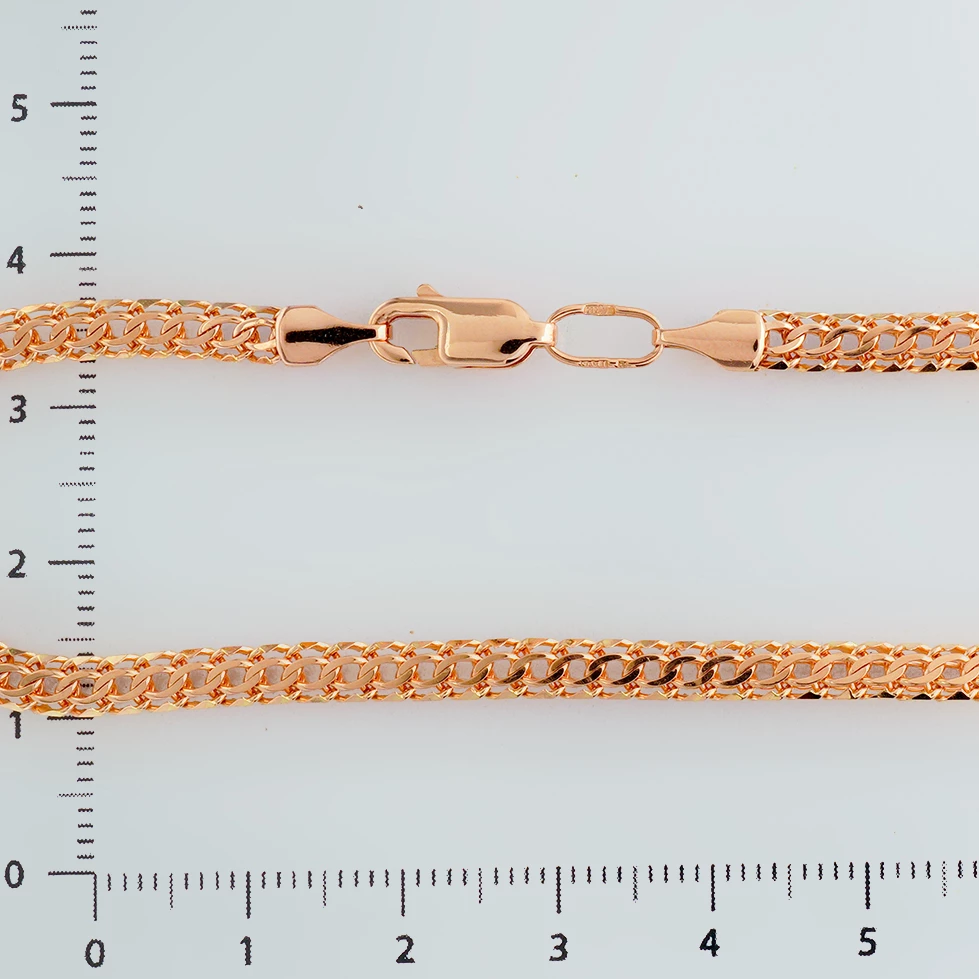 Браслет из красного золота 585 пробы