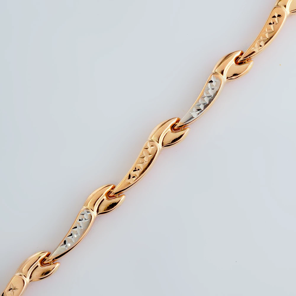 Браслет из красного золота 585 пробы