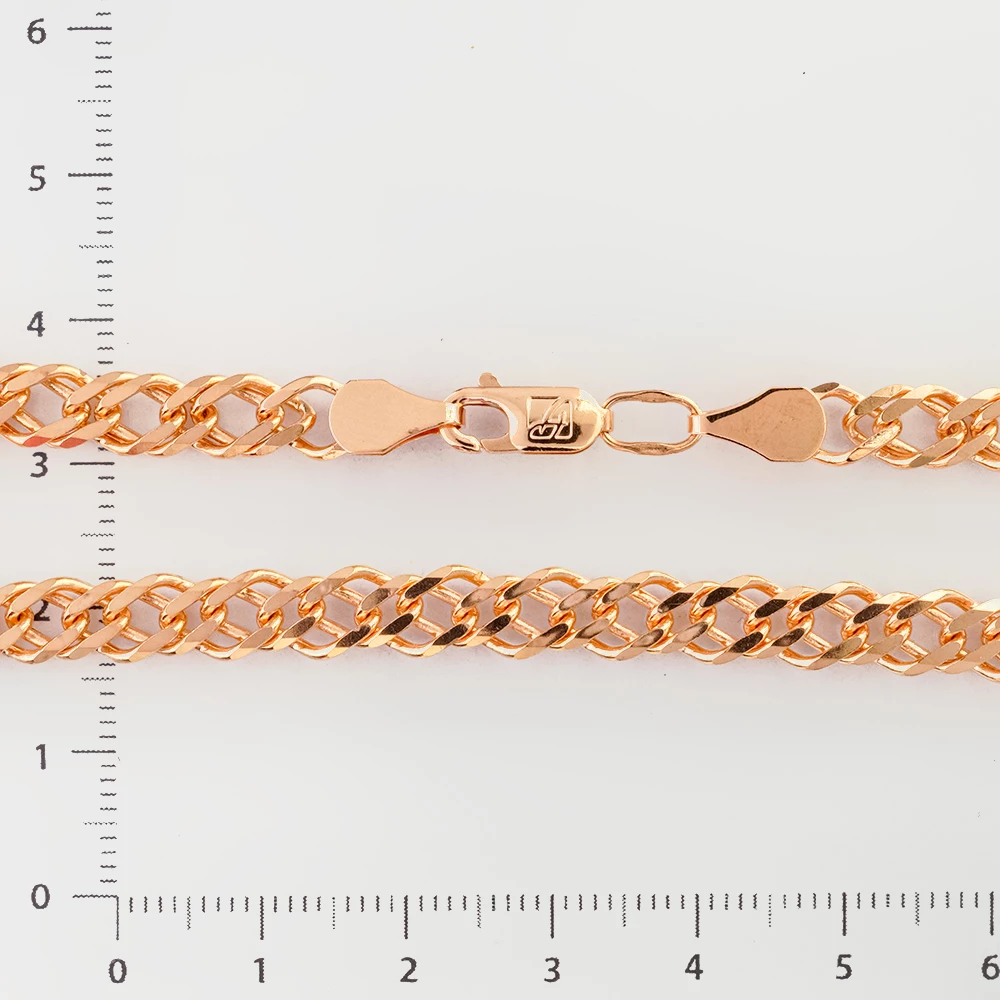 Браслет из красного золота 585 пробы